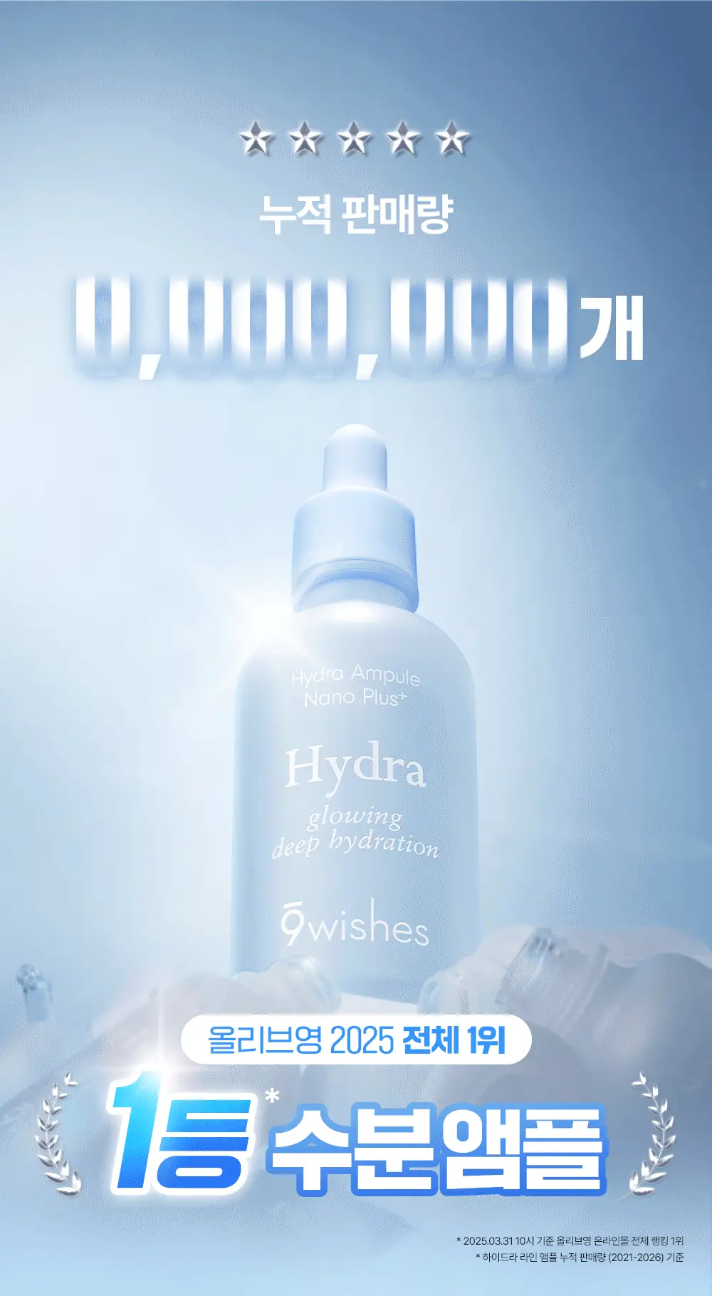 [수쫀광/화잘먹 위시앰플] 나인위시스 하이드라 수분 앰플 나노 플러스 50ml 리필 기획 (+50ml 리필) 상세페이지 3